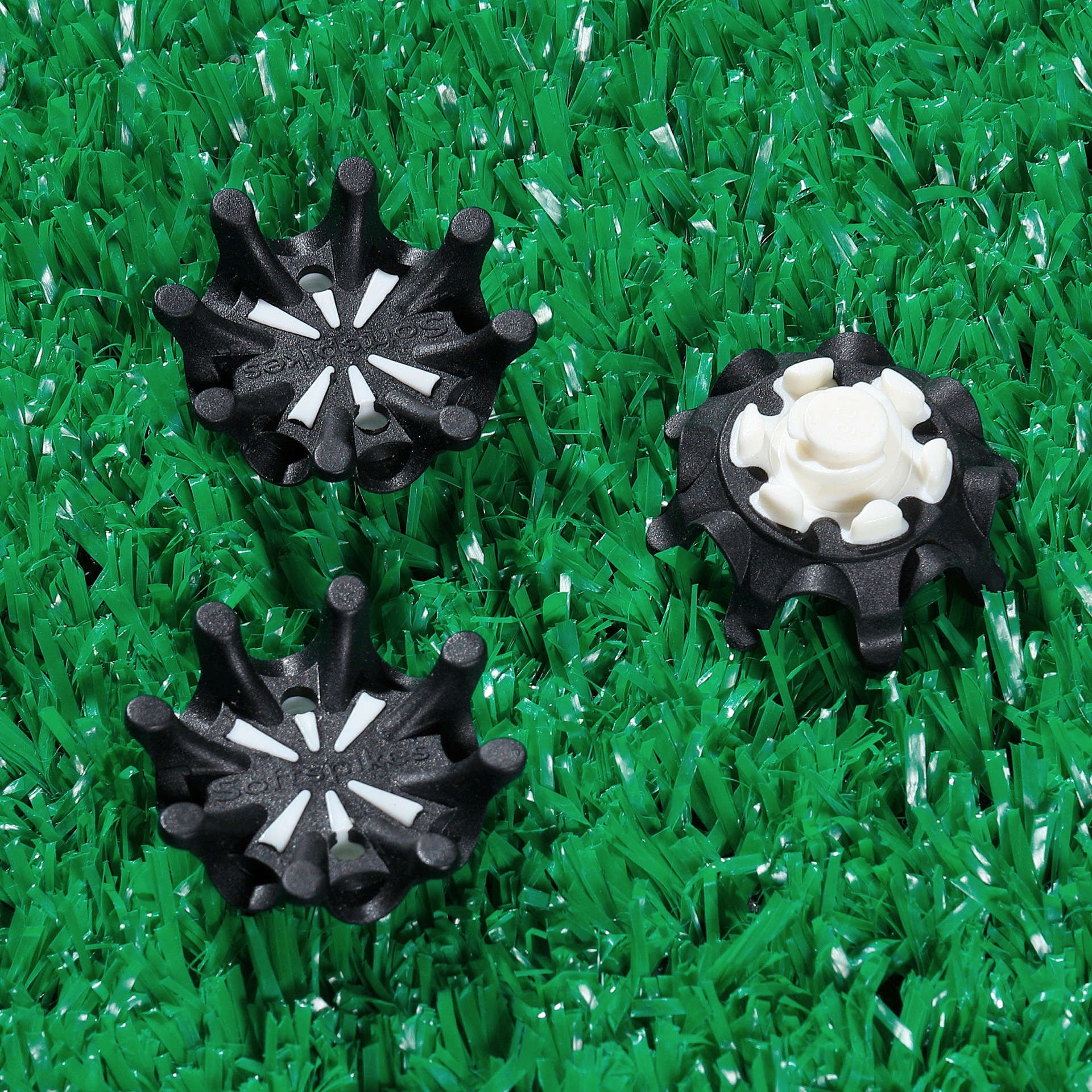 Manufacturers special supply golf shoe spikes fast rotating spikes golf black and white spikes