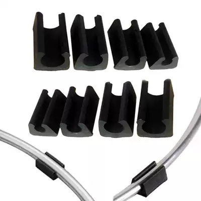 U-shaped chair foot pad office chair foot cover protective pad computer chair leg pad anti-wear slip leg cover chair stool