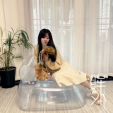 Квадратный надувной милый диван для взрослых, новая коллекция, татами