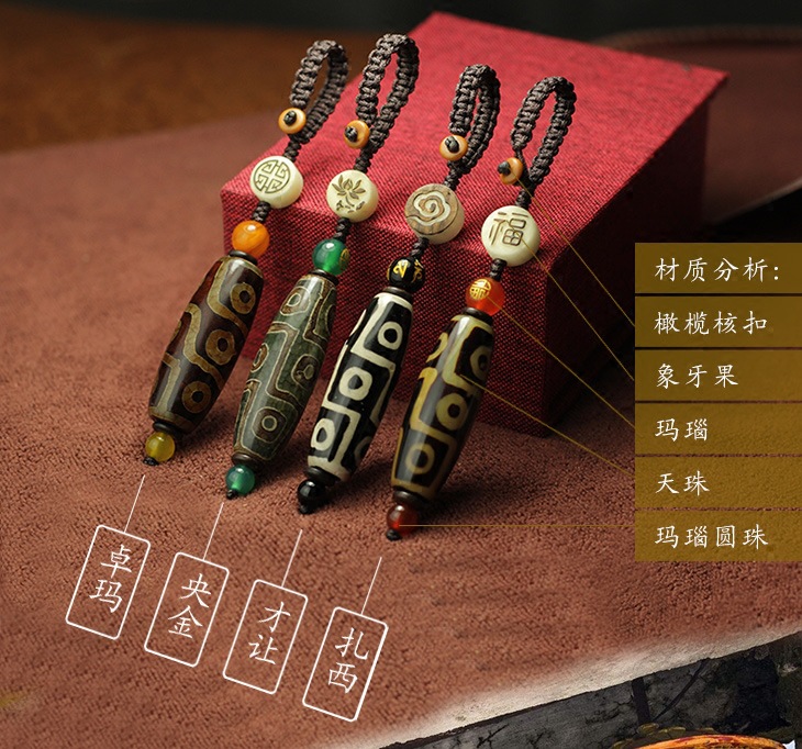 神秘光面小天珠：藏饰界的点睛之宝