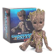 Guardians of the Galaxy Groot cute little tree people fleshy flower potted anime peripheral board game hand-run toy ornaments