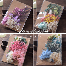 Korean bride beautiful starry dried flower head decoration flower fairy wedding plate hair styling wedding photo props garland