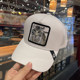 High-quality animal-shaped embroidered mesh summer breathable baseball cap for men, fashionable and personalized hip-hop duck cap for women