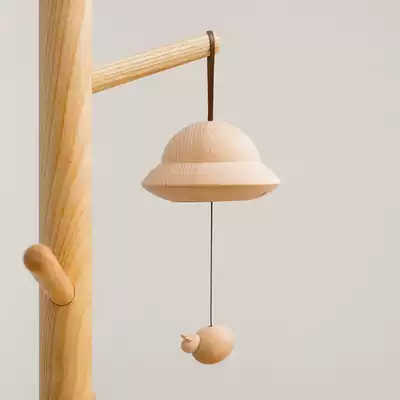 Shude Life Hall UFO wooden drawstring children's music box music box rotation to send a little girl birthday gift