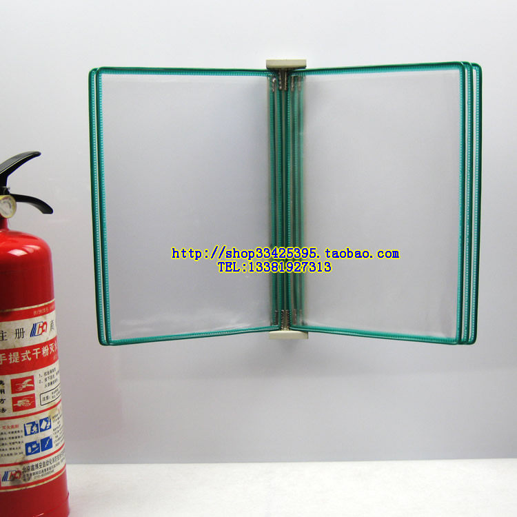 File rack display page wall hanging folder wall mounted file rack ...