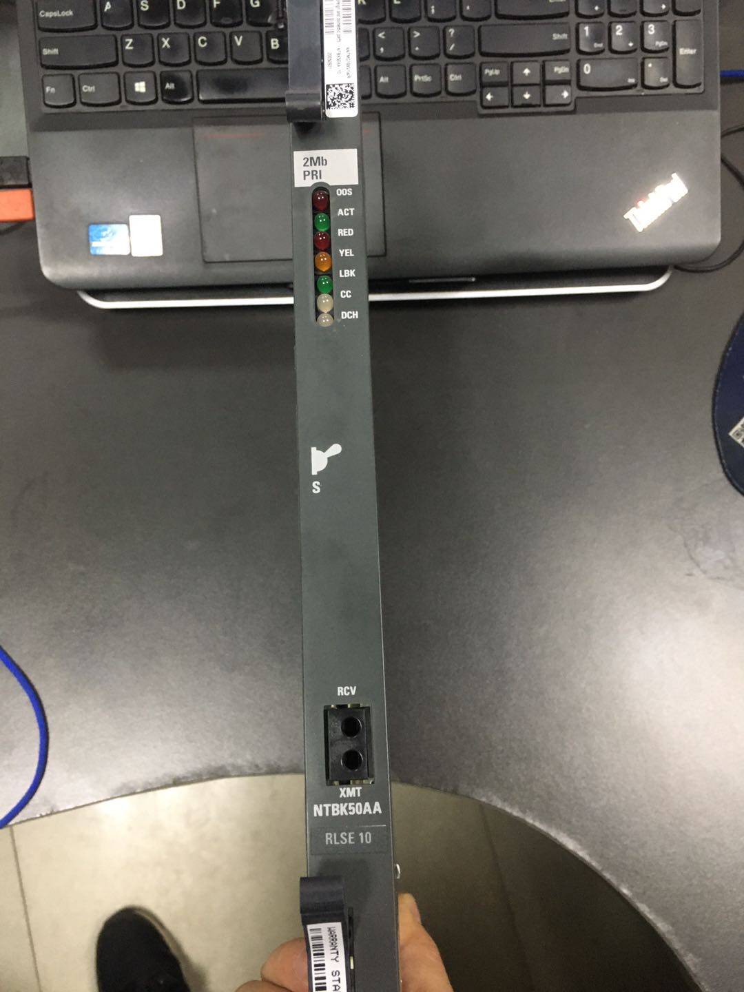 Nortel NTBK50AAE5 PRI 30B D card containing NTBK51AA