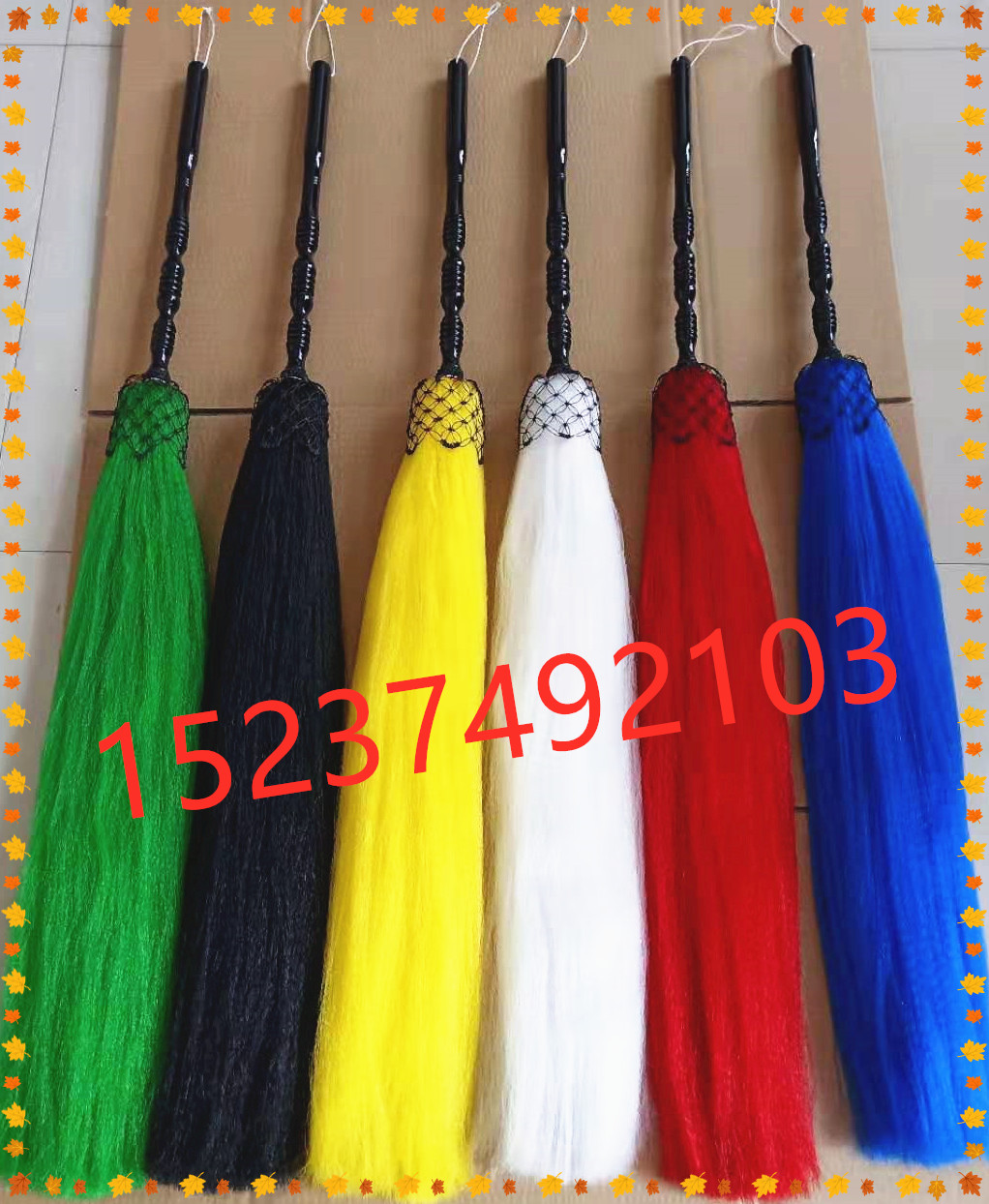 Special price Tai Chi Dust Imitation Horsetail Floating Dust True Horsetail Taoist Buddha Dust Taiji Fly Throwing Technique Instrument Peach Wood Handle