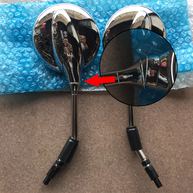 Ấn tượng đô thị của Piaggio BYQ125-5 150-5E 150-5A Gương chiếu hậu Gương phụ kiện gốc - Xe máy lại gương kính chiếu hậu h2c