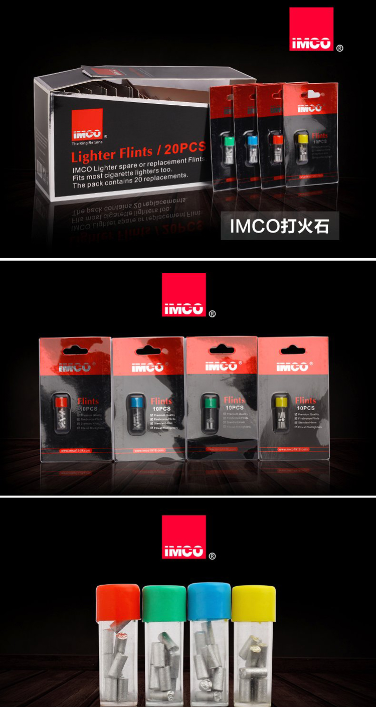 IMCO tình yêu nguyên bản mát mẻ nhẹ hơn hàng tiêu dùng phụ kiện dầu hỏa 150ML gốc đá lửa lõi bông chà xát đồng - Bật lửa hộp quẹt zorro của nước nào