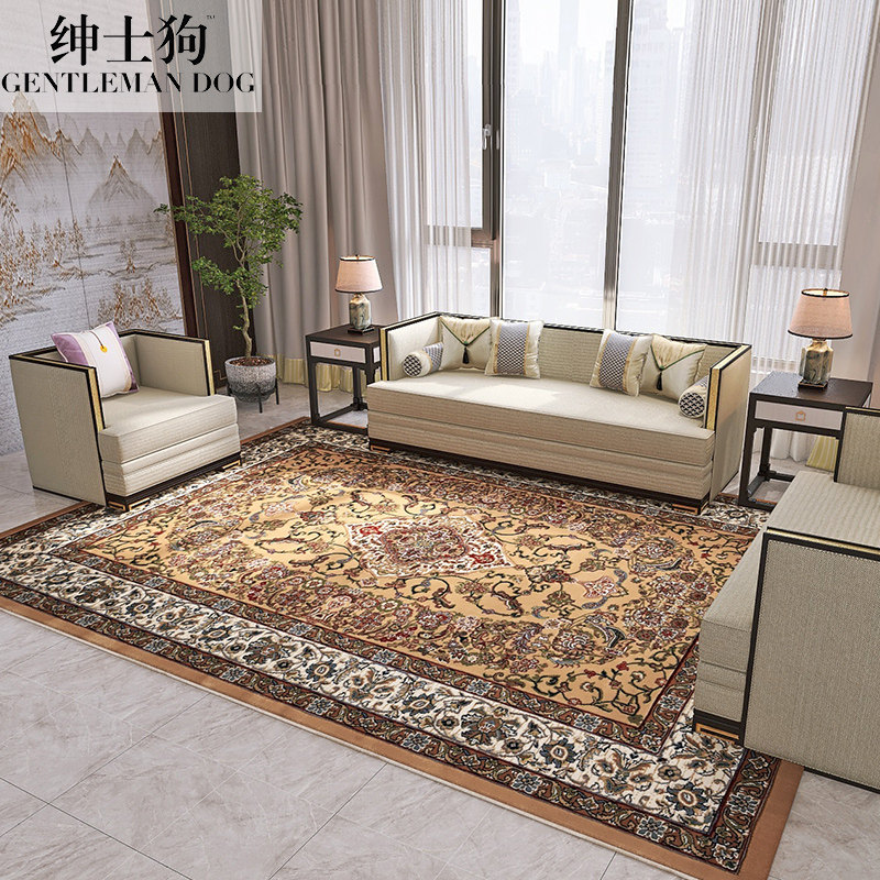 Gentleman Dog Persian Wind European-style Carpet Living Room Bedroom Bedside Blanket Tea Table Blanket Sofa Table Full room Home