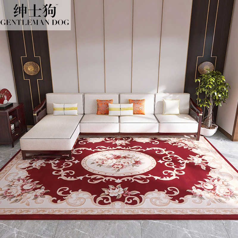 Gentleman Dog Eurostyle Thickening Encryption New Zealand Pure Wool Rug Bedroom Bedside Blanket Living Room Tea Table Sofa Cushion