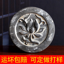 Antique Han Dynasty Wadwhen ancient architectural decoration Qin brick Hanwalian flower pattern art collection of materials for the production of material