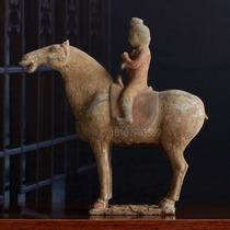 Painting a horse horse-riding terracotta hand-painting an entire pit of old cargo artifacts collection of artifacts immediately human pottery