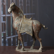 Antique horse swing pieces Bo shelf collection painting ancient Tauxian out of Turma old cargo with Ma Antaoma