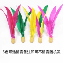 Cricket tri-hair ball badminton cricket small ball head badminton racket ball tri-hair badminton 10 pack