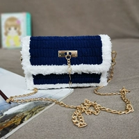 Глубокий сокровище синий+молочный белый край (не разработанный учебник по доставке продуктов