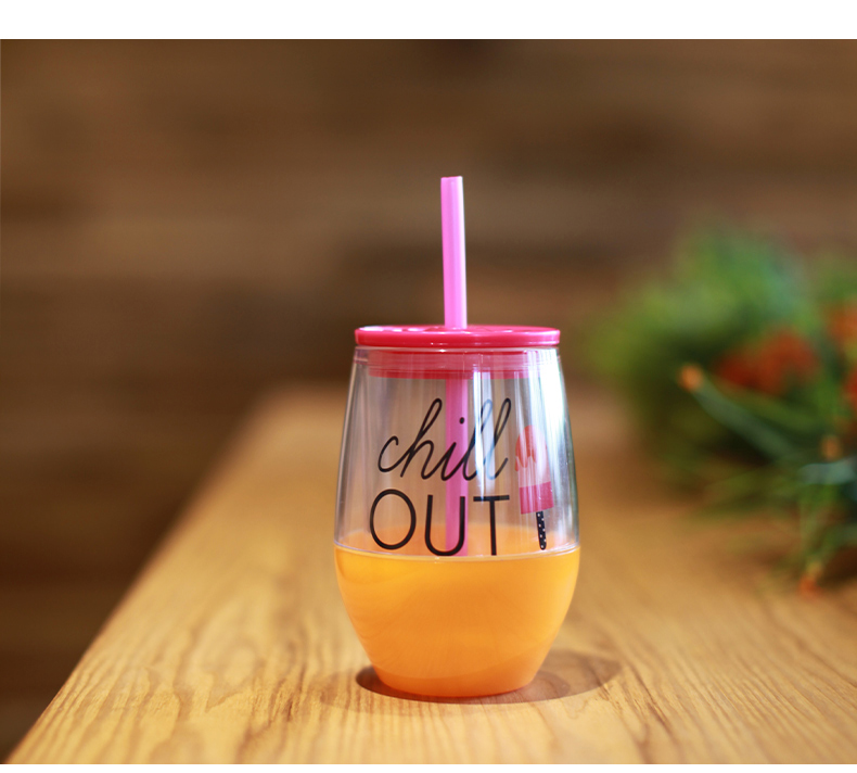 Tanana nhựa đôi sippy cup thẻ tình yêu tay cup đảng món quà sáng tạo cup với nắp cặp vợ chồng cốc sinh viên