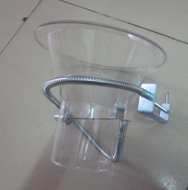 Smoking hood 4 inch transparent bell mouth smoking hood 230-100 4 inch solder suction hood assembly line exhaust hood