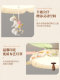 Qingyao Qingyao Song-Style Aesthetic Children's Room Fan Lamp Cream-Style Printed Fabric Fun Cartoon Bedroom Lamp