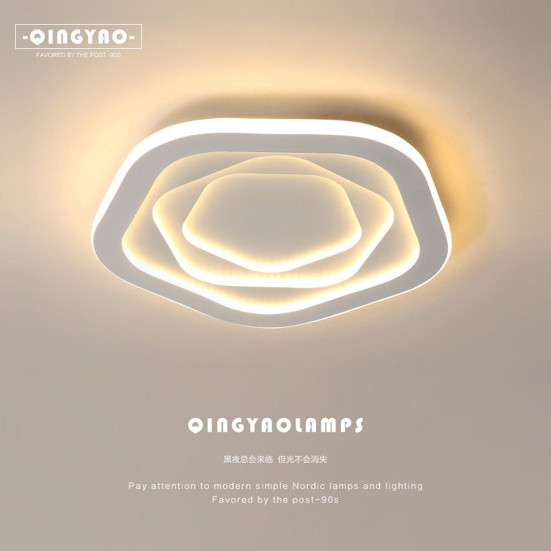 Master bedroom lamp minimalist modern LED ceiling light creative personality cozy art Living room Lamp Nordic Lamp