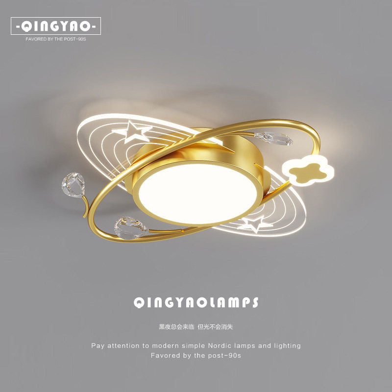 Modern minimalist Nordic LED Ceiling Lights Starry Sky Stars Universe Personality Creative Bedroom Light Cozy Romantic Room Light