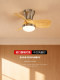 Qingyao Qingyao Purui Eye Protection Fan Light American Vintage Bedroom Light Retro Silent Dining Room Small Fan Light