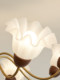 Qingyao Qingyao Vintage-Style Living Room Chandelier American Retro Cozy Creative Lily of the Valley Romantic Bedroom Lighting Fixtures