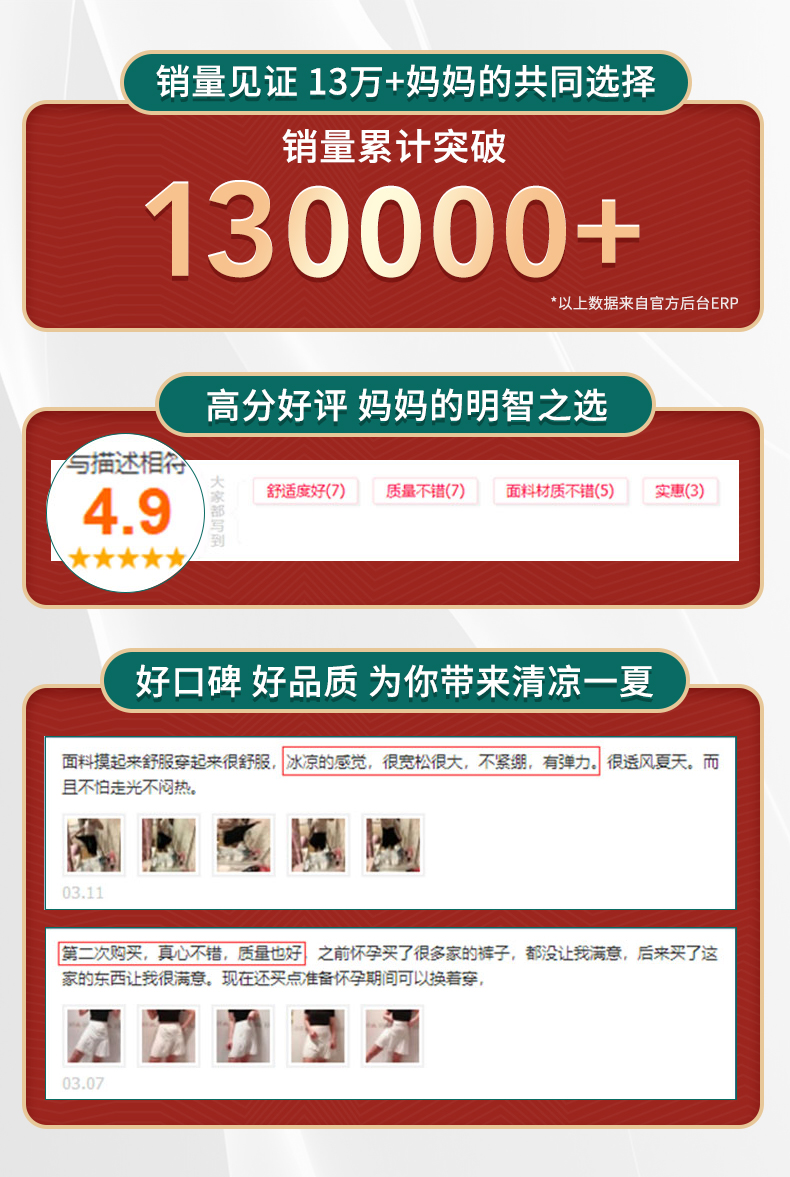 孕妇安全裤怀孕期夏季防走光短裤薄款外穿可调节宽松孕妇装打底裤商品详情图