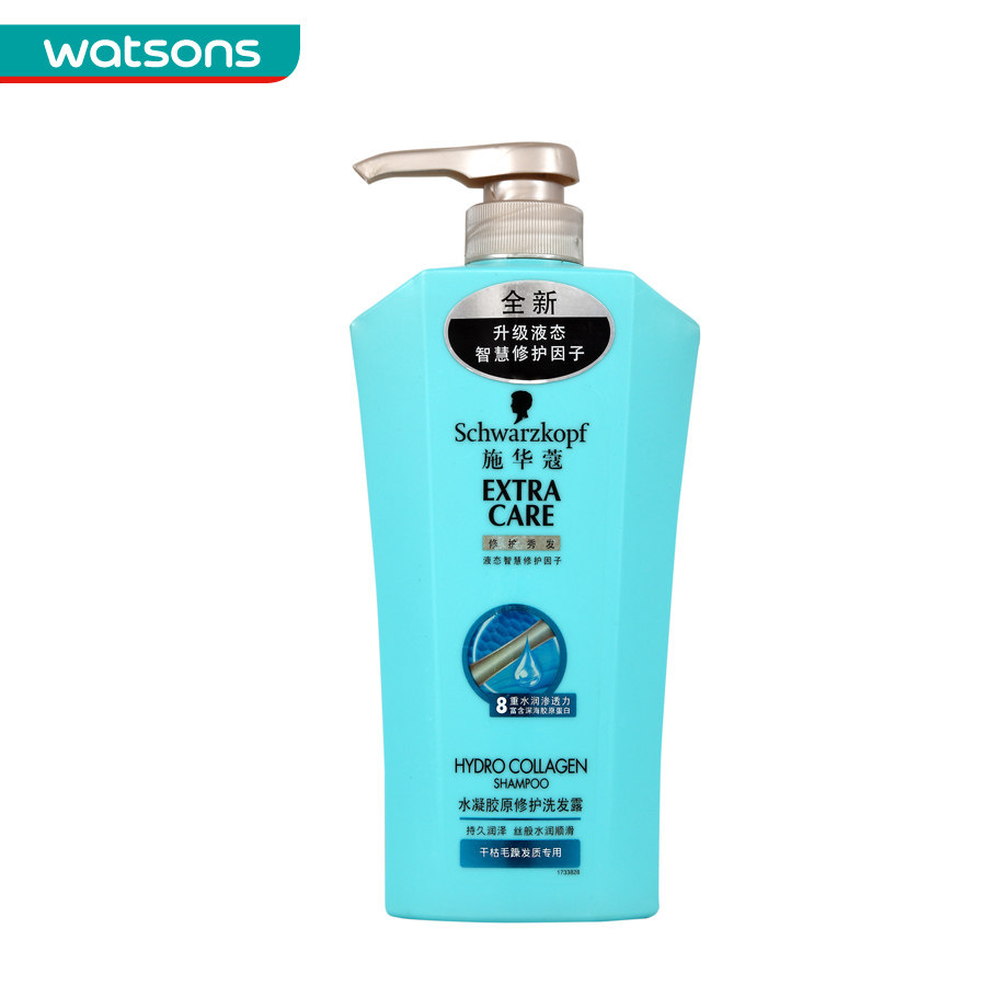 【屈臣氏】施华蔻水凝胶原修护洗发露600毫升