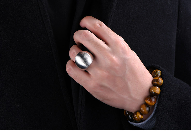 Bague homme MYSH     en Argenterie - Ref 3086632 Image 18