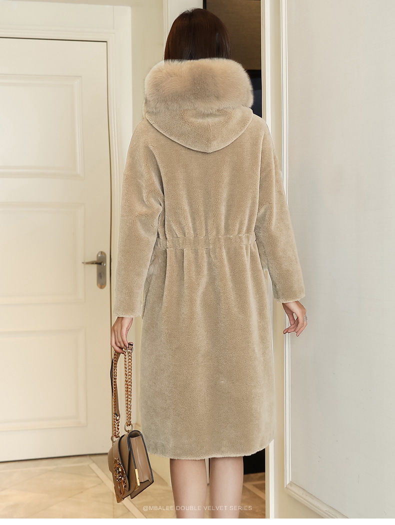 Manteau de fourrure femme MBALEE    - Ref 3174293 Image 34