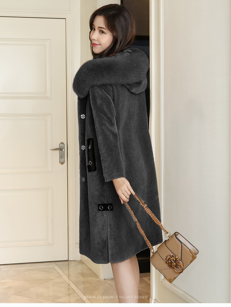 Manteau de fourrure femme MBALEE    - Ref 3175286 Image 34