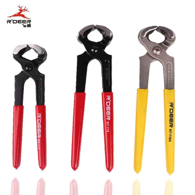 Multi - functional walnut pliers specialize in tube clamp 6 inch 7 inch 8 inch mushroom nail to repair the tire clamp