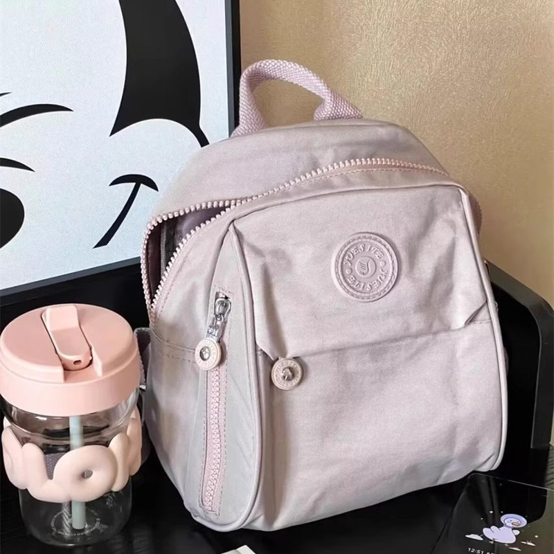 Japanese Women's Fashion Versatile Canvas Small Backpack Lightweight Double-Shoulder Bag 2026 New Model Women's Mini Large Capacity