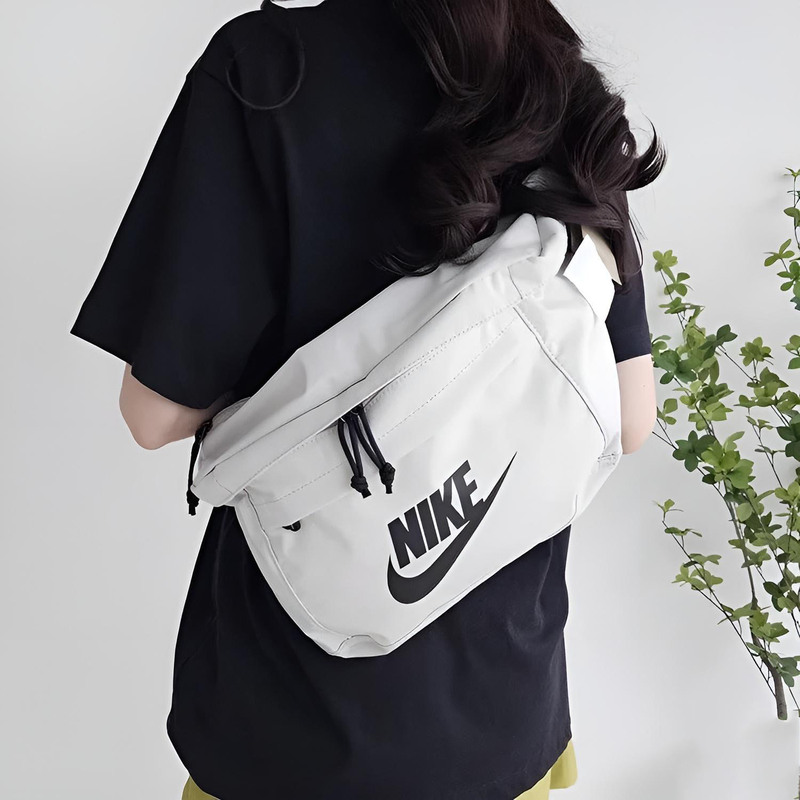 Nike Large Waist Bag for Cycling, Running, Travel, Student Commuting Bag, Single Shoulder Crossbody Bag, Sports Chest Bag Ba5751