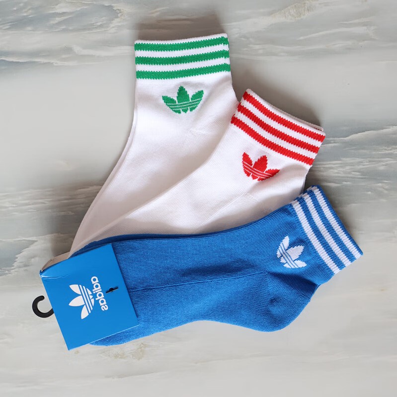 Adidas Trefoil Sports Socks Men's Socks Women's Socks Towel Socks Basketball Running Short Socks Casual Socks Short Tube Socks