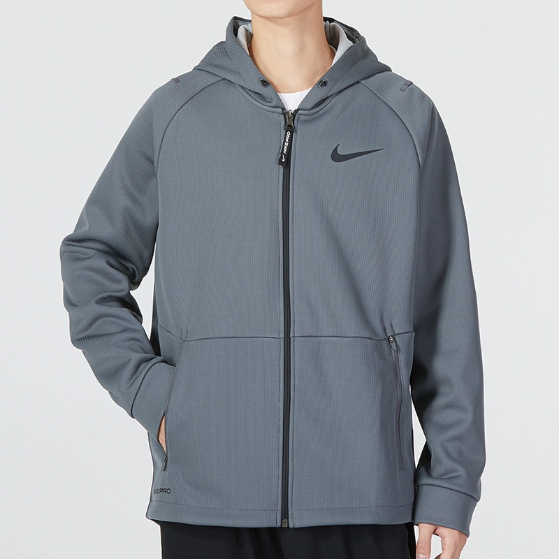 Nike Genuine Woven Jacket Men's Fleece-Lined Thickened Warm Casual Sportswear Running Jacket Dd2125