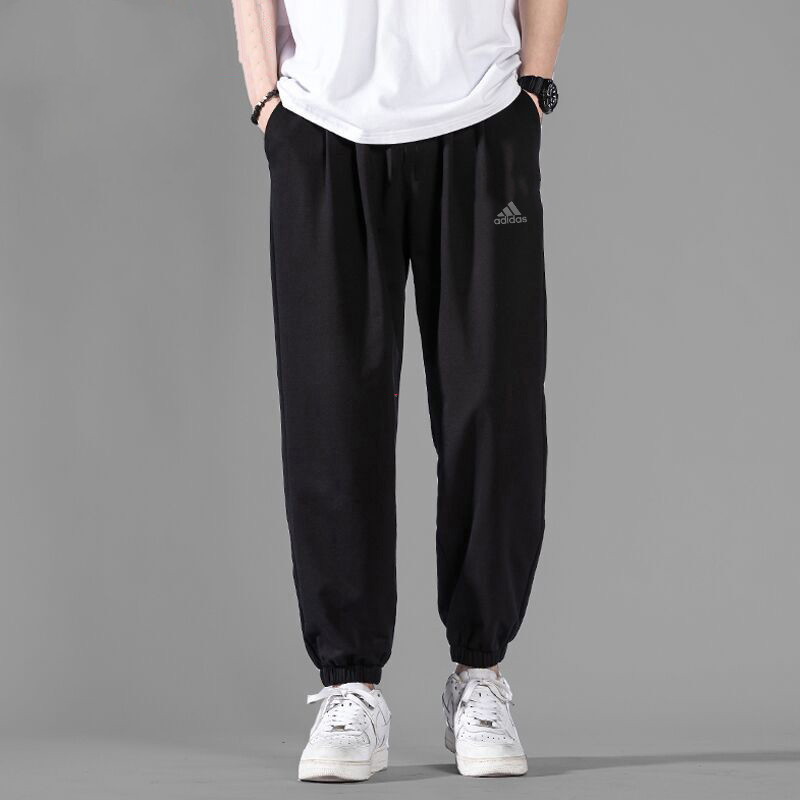 Adidas Loose Sweatpants for Men 2025 Autumn New Sports Pants Running Basketball Cotton Long Pants Ic9770