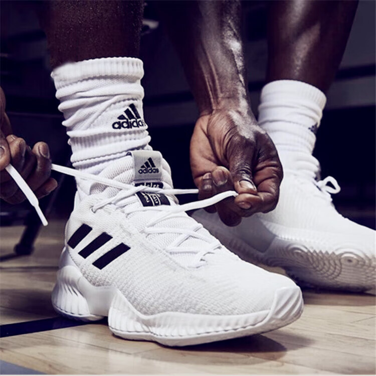 Adidas Basketball Shoes Men's Shoes Autumn New High-Top Sports Shoes Actual Combat Field Cushioning Training High-Top Shoes Men Adidas Basketball Shoes Men's Shoes Autumn New High-Top Sports Shoes Actual Combat Field Cushioning Training High-Top Shoes Men