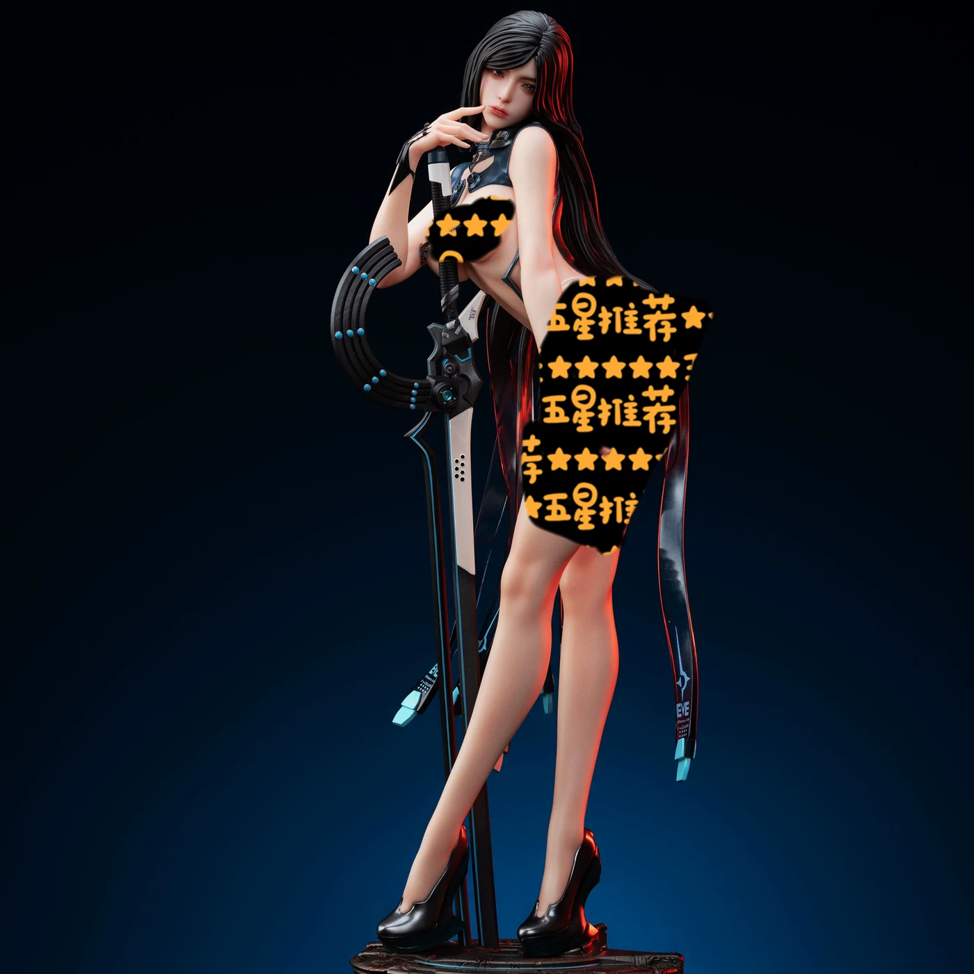 [MK Модель] Игровой гиперпространственный резонанс Эве Raven RavenBoss Модельная фигура statue GK