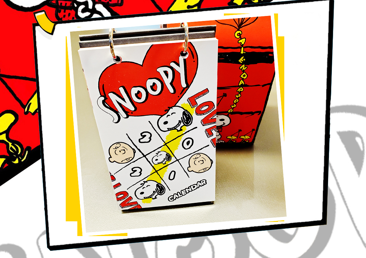 (LAZYEGG hand-made) 2021 Snoopy calendar Snoopy small table calendar Please pay attention to the size before shooting