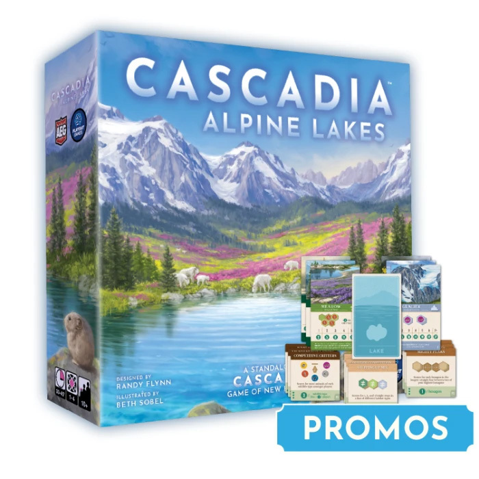Board Game Cascadia Basic + Promo Ks Cascadia Journey Alpine Lake Board Game Cascadia Basic + Promo Ks Cascadia Journey Alpine Lake