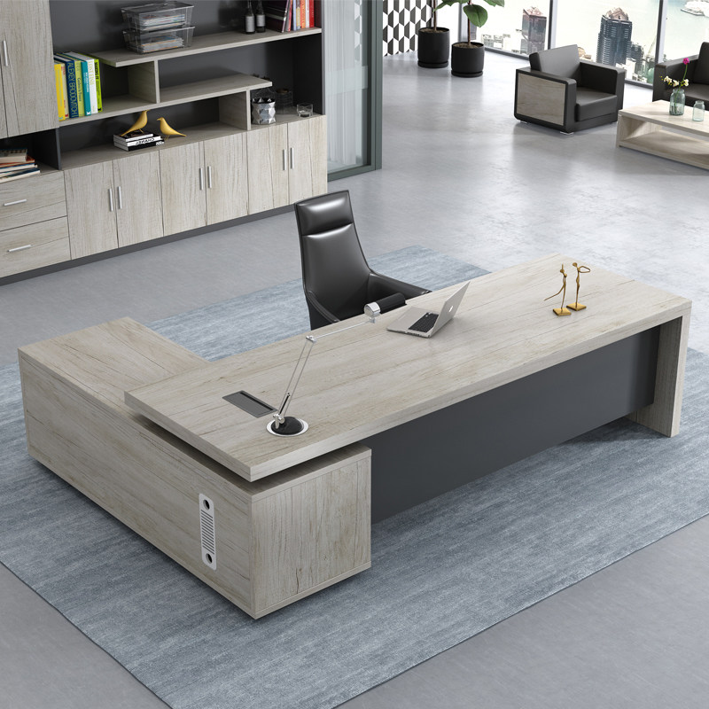 Boss Table Desk Chair Combination Manager Table Supervisor Table Brief Modern Office Furniture President Table Grand Bandae