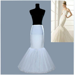Bride's fishtail wedding dress skirt supporting fishtail special skirt to perform outside scenery styling wedding dress accessories skirt