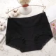 Quần lửng cạp cao nữ quần lửng cotton tam giác không có dấu vết bụng đồ lót phụ nữ thấm hút mồ hôi