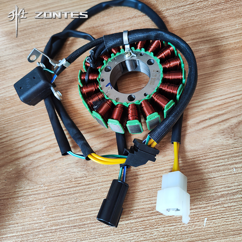 Shengshi ZT310-R T V X ZT250-S R locomotive magneto generator charging coil stator
