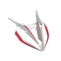 ZT703-RR средняя передняя панель жемчужно-белого цвета (глянцевая/красная наклейка)