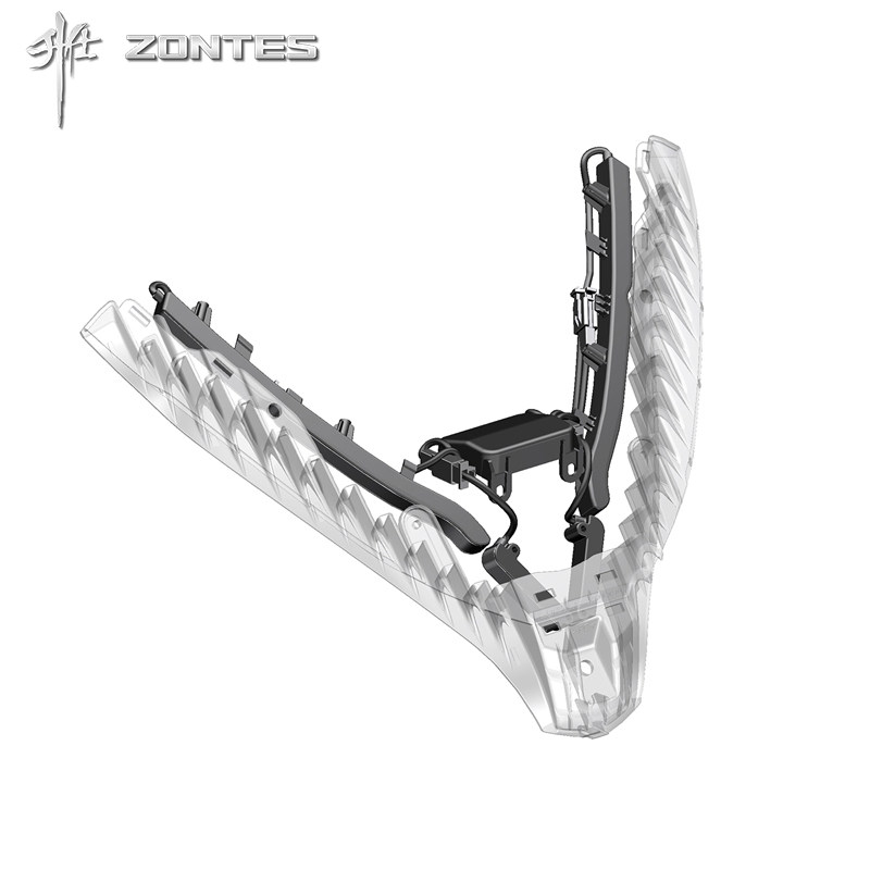 Ascene Pedal Motorcycle ZT350T-E Headstock Atmosphere Light Kit (RGB section with switching line coloured lights accessories-Taobao