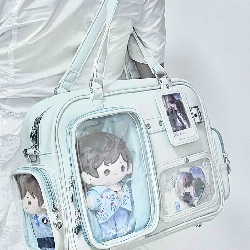 Concert Hidden Light-Up Sign Dual-Purpose Bag, Large Capacity Fan Bag, Double Shoulder Crossbody Bag, Daily Use Bag for Students