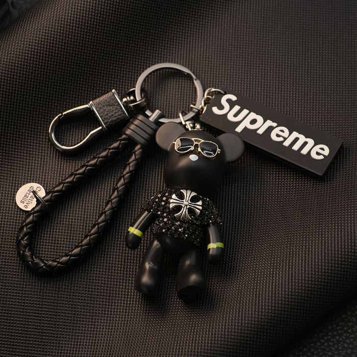 Violent Bear Car Key Buckle Cute Men Upscale Personality Creative Couple Section Small Crowdhanging Accessories Woman Cartoon Pendant